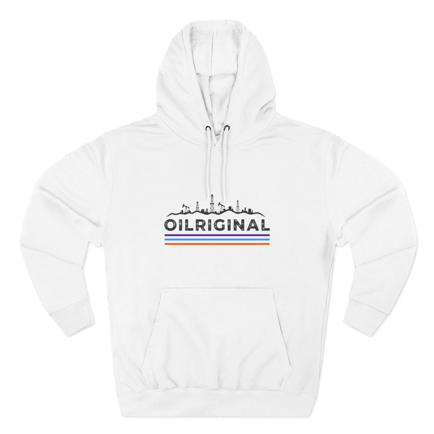 Oilrig Original Hoodie — Vintage Offshore Skyline Graphic Pullover