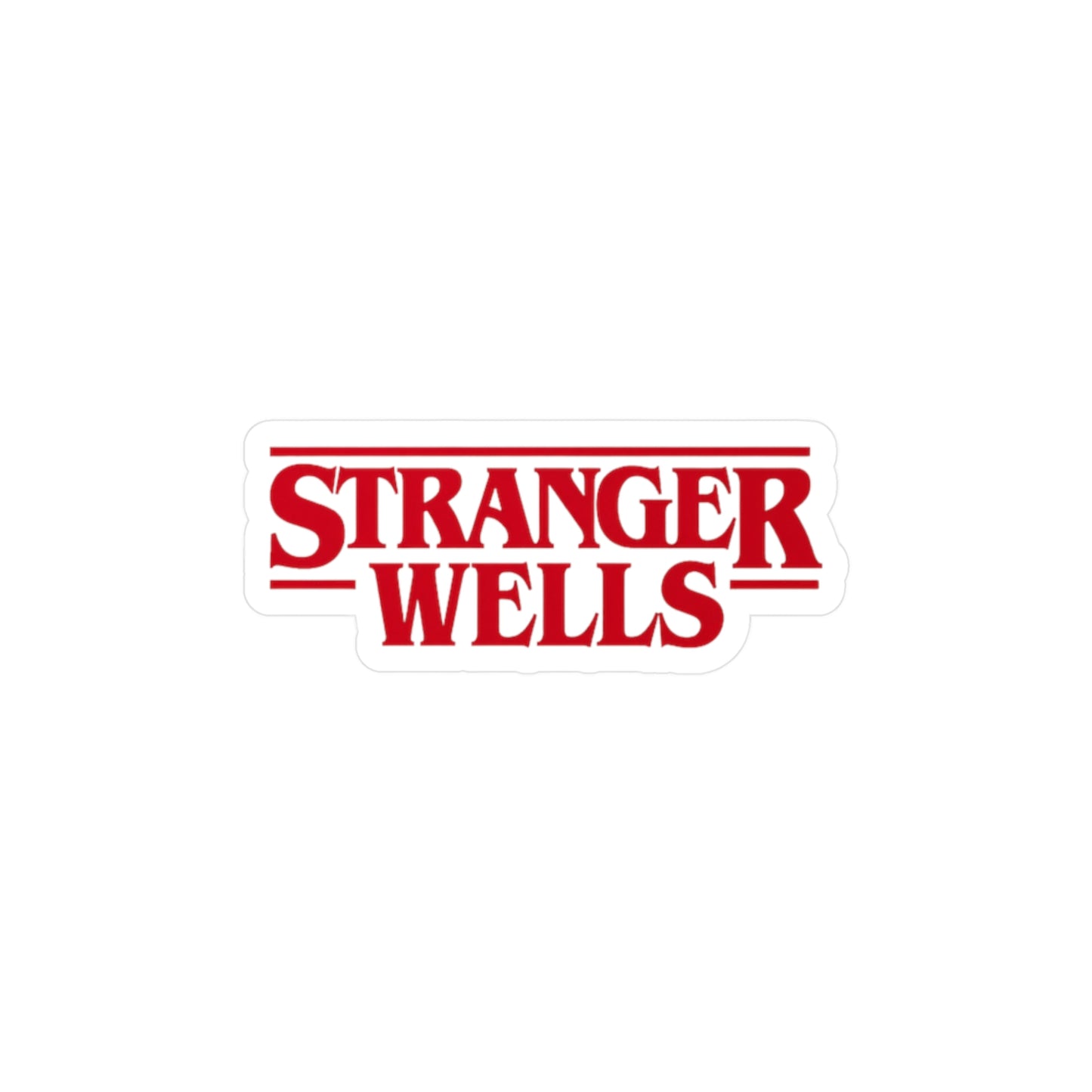 Stranger Wells Vinyl Sticker