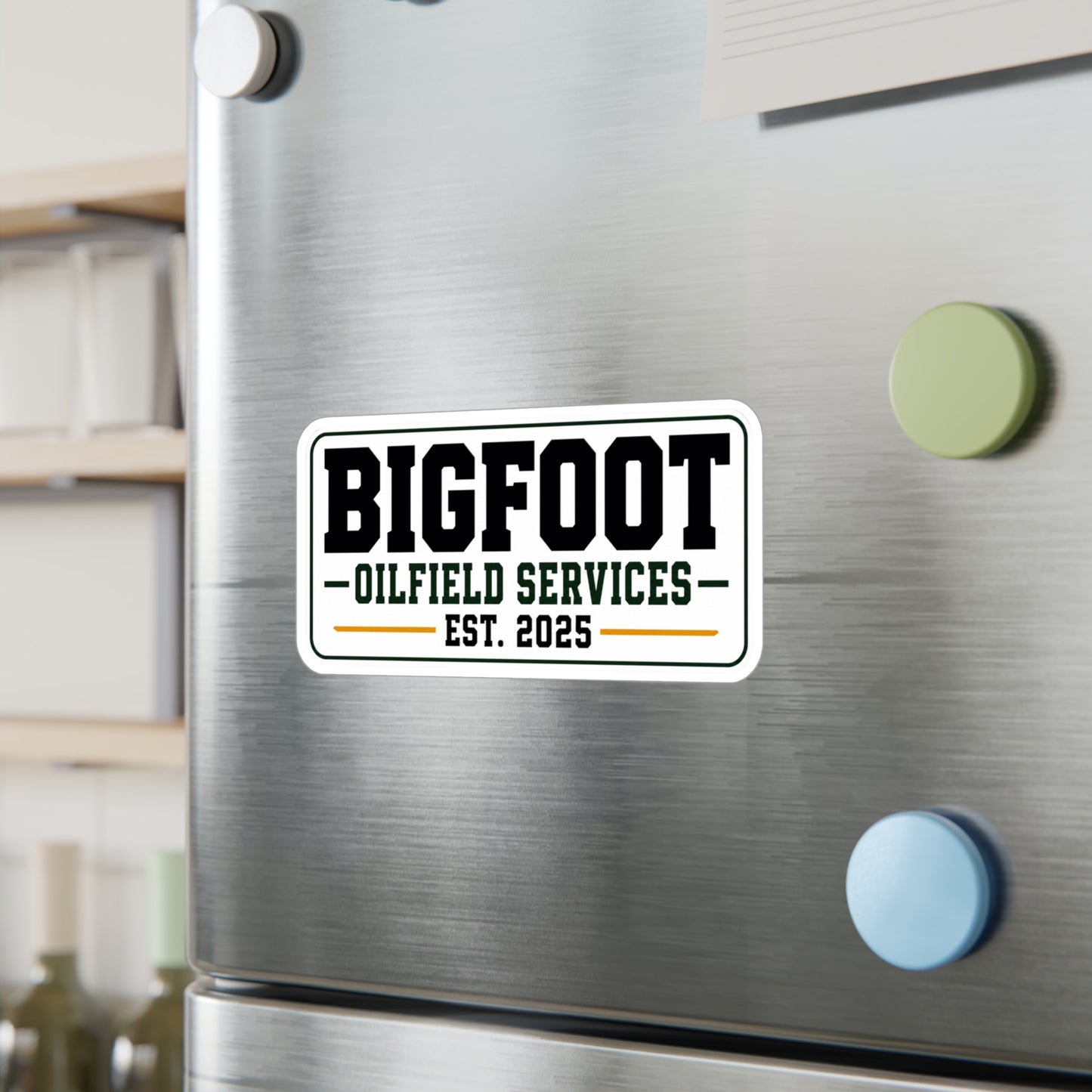 Bigfoot Oilfield Services - Vinyl Sticker — Established 2025 Sticker