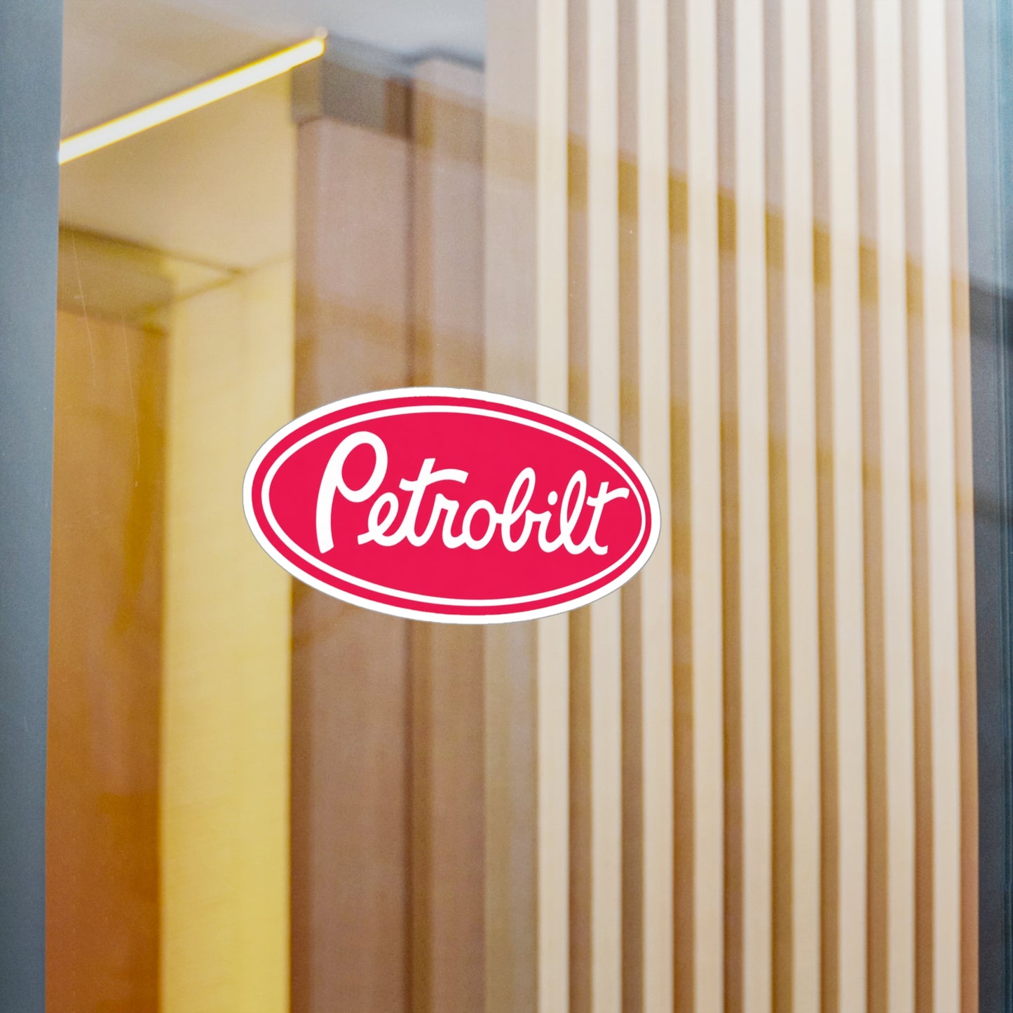 Petrobilt Red Oval - Vinyl Sticker