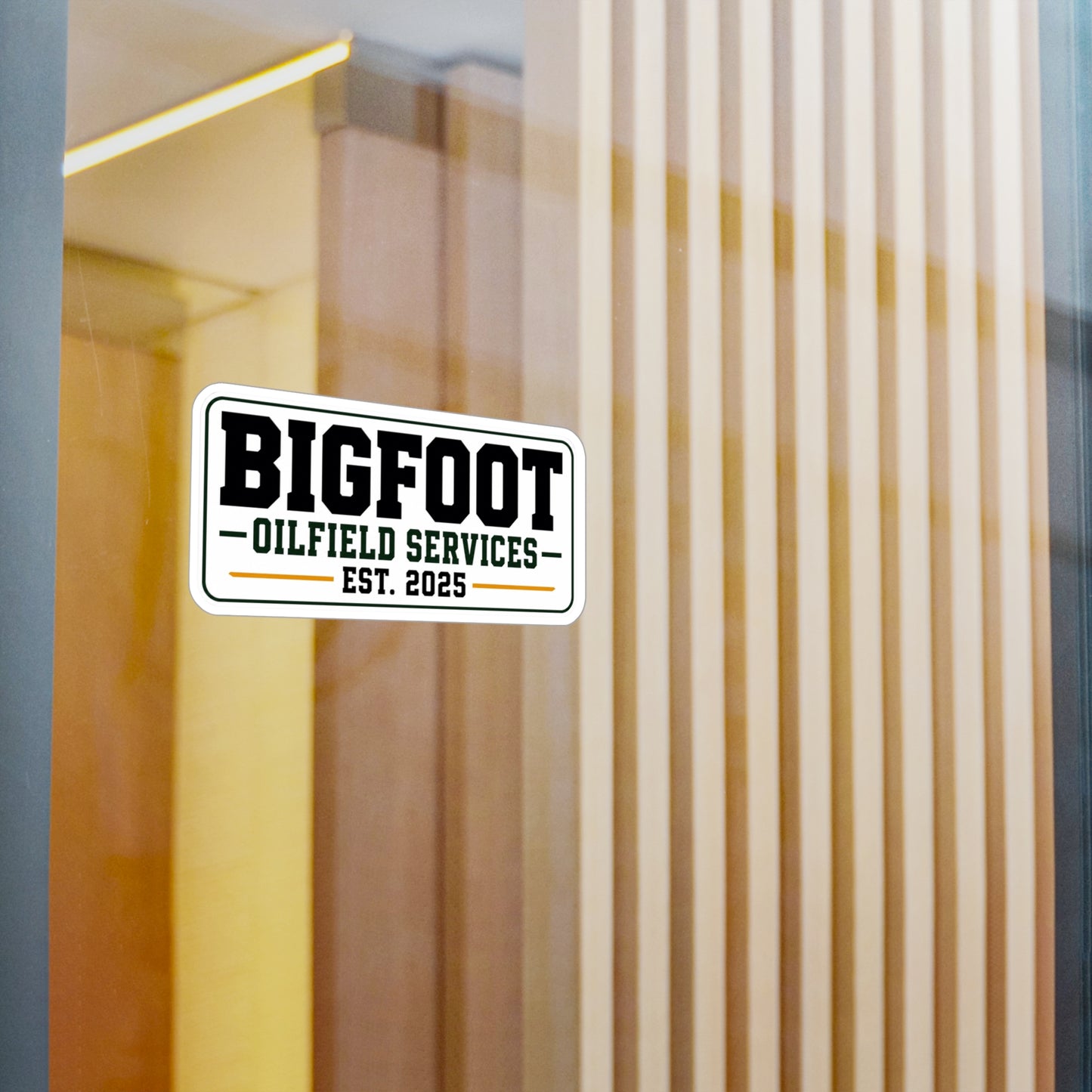 Bigfoot Oilfield Services - Vinyl Sticker — Established 2025 Sticker