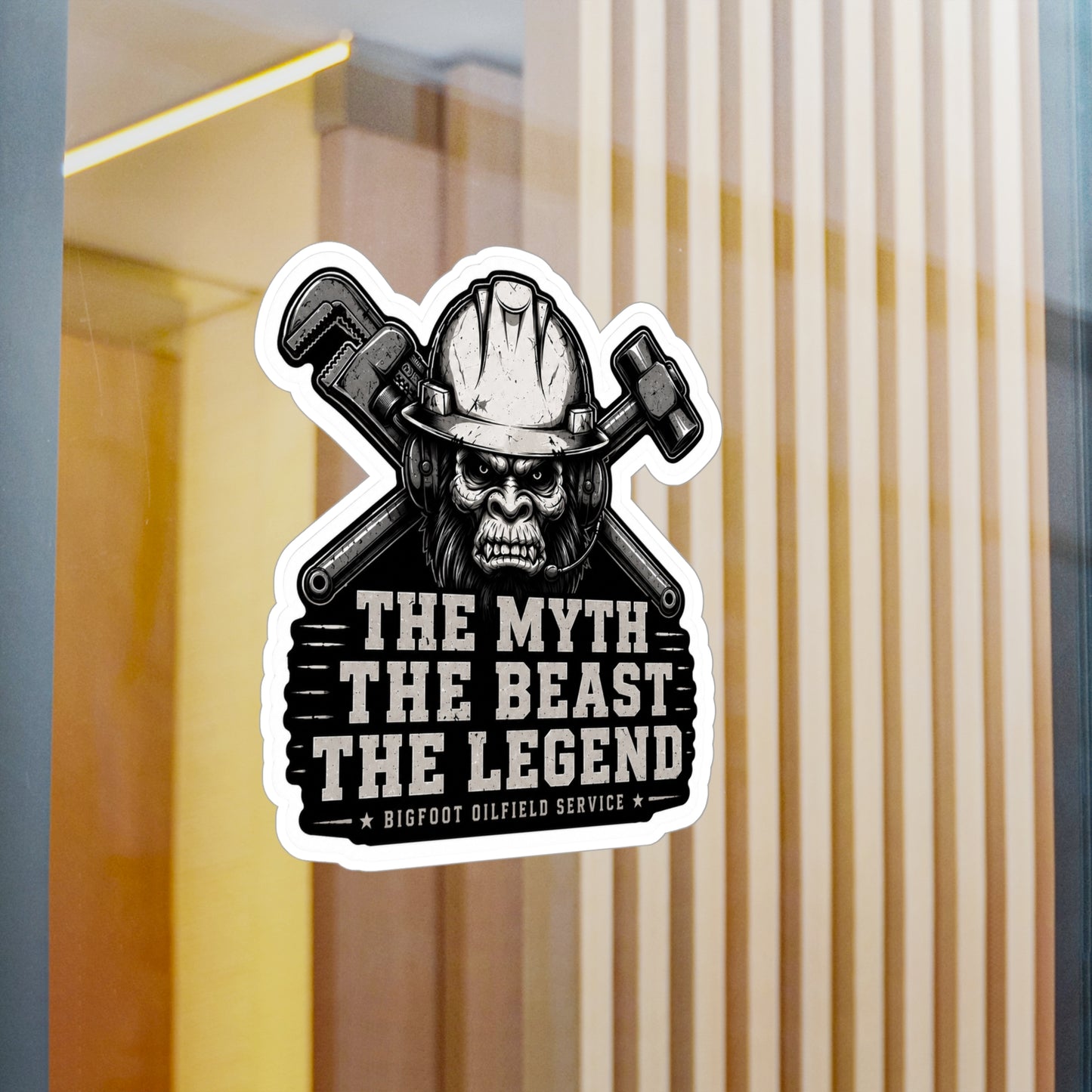 The Myth The Beast The Legend - Vinyl Sticker