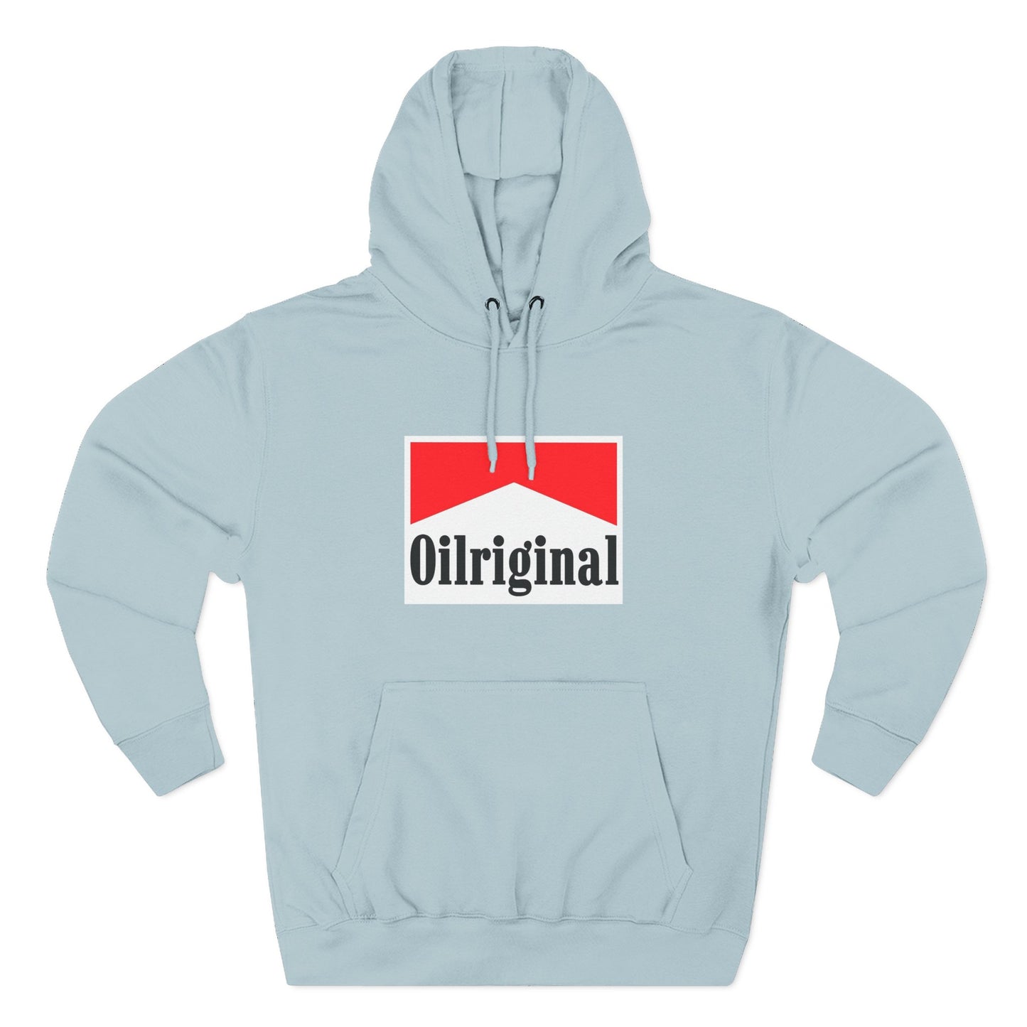 Oilriginal Logo Hoodie - Retro Red Graphic