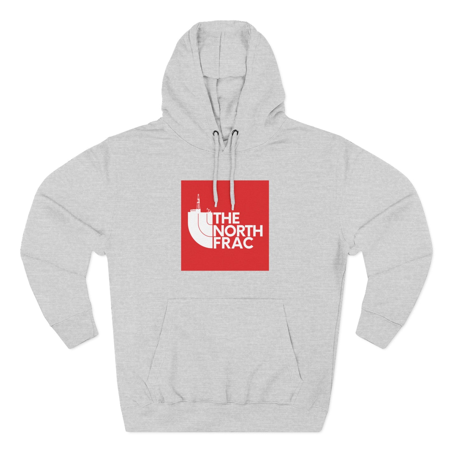 The North Frac Red Logo Hoodie