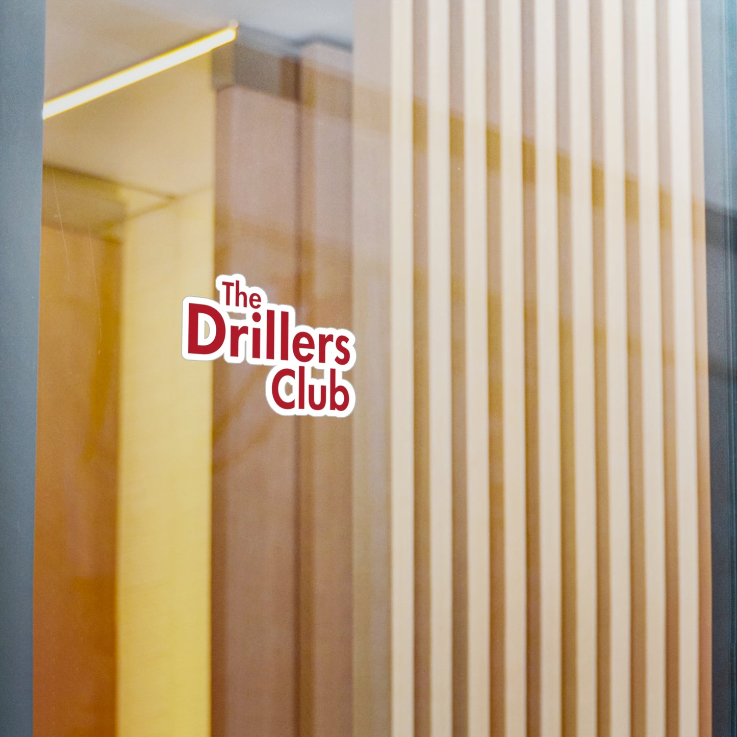 The Drillers Club Vinyl Sticker