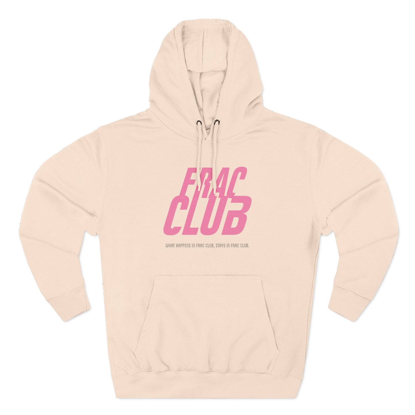 Frac Club Hoodie — Pink Logo