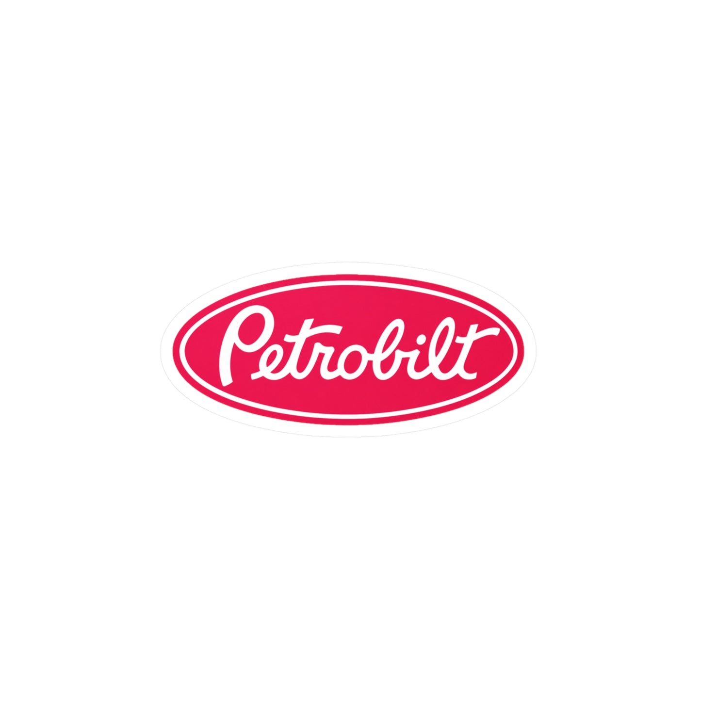 Petrobilt Red Oval - Vinyl Sticker