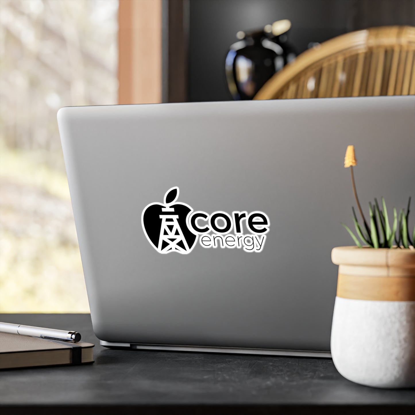 Apple Core Energy Logo Vinyl Sticker