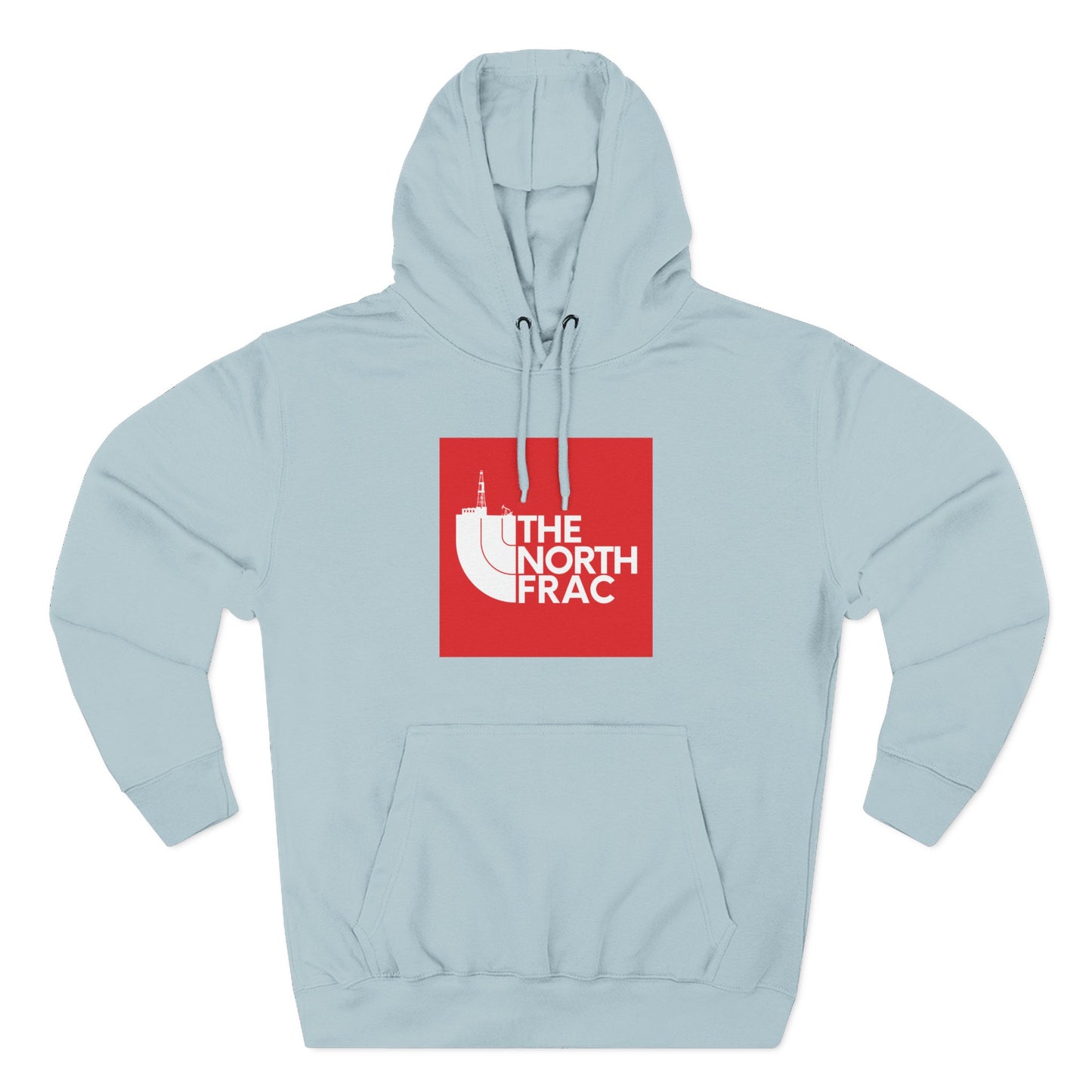 The North Frac Red Logo Hoodie