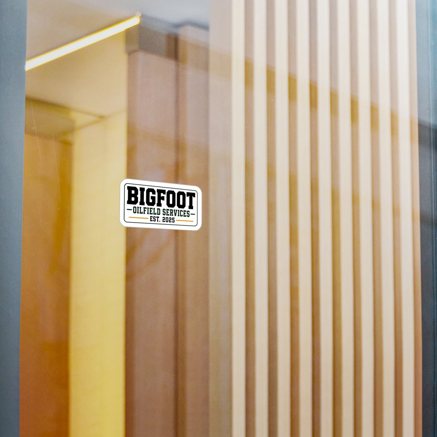 Bigfoot Oilfield Services - Vinyl Sticker — Established 2025 Sticker