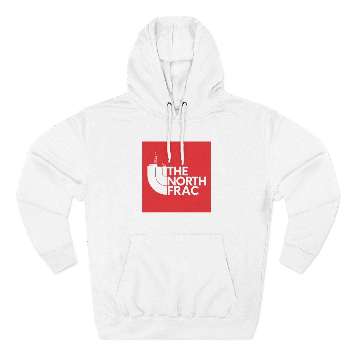 The North Frac Red Logo Hoodie