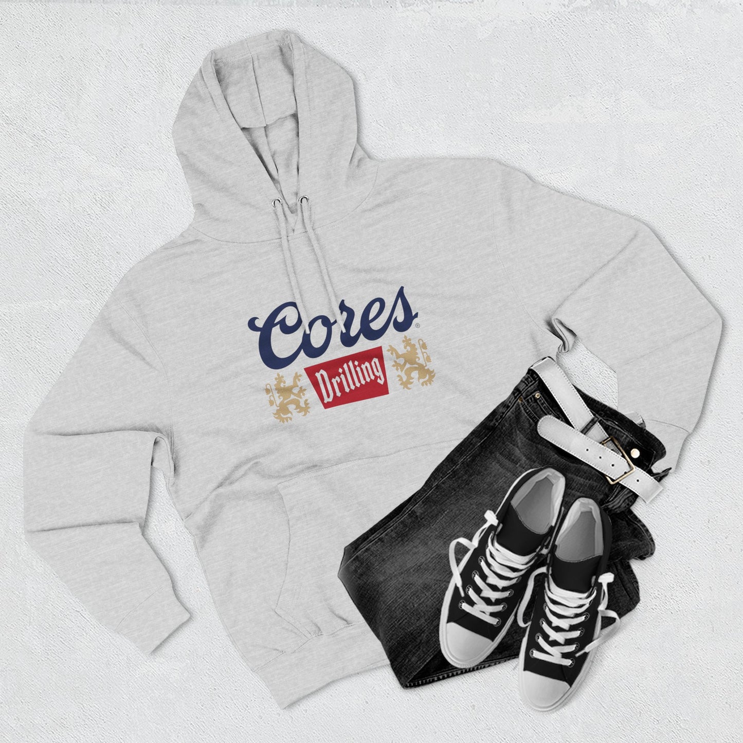 Cores Drilling Logo Hoodie