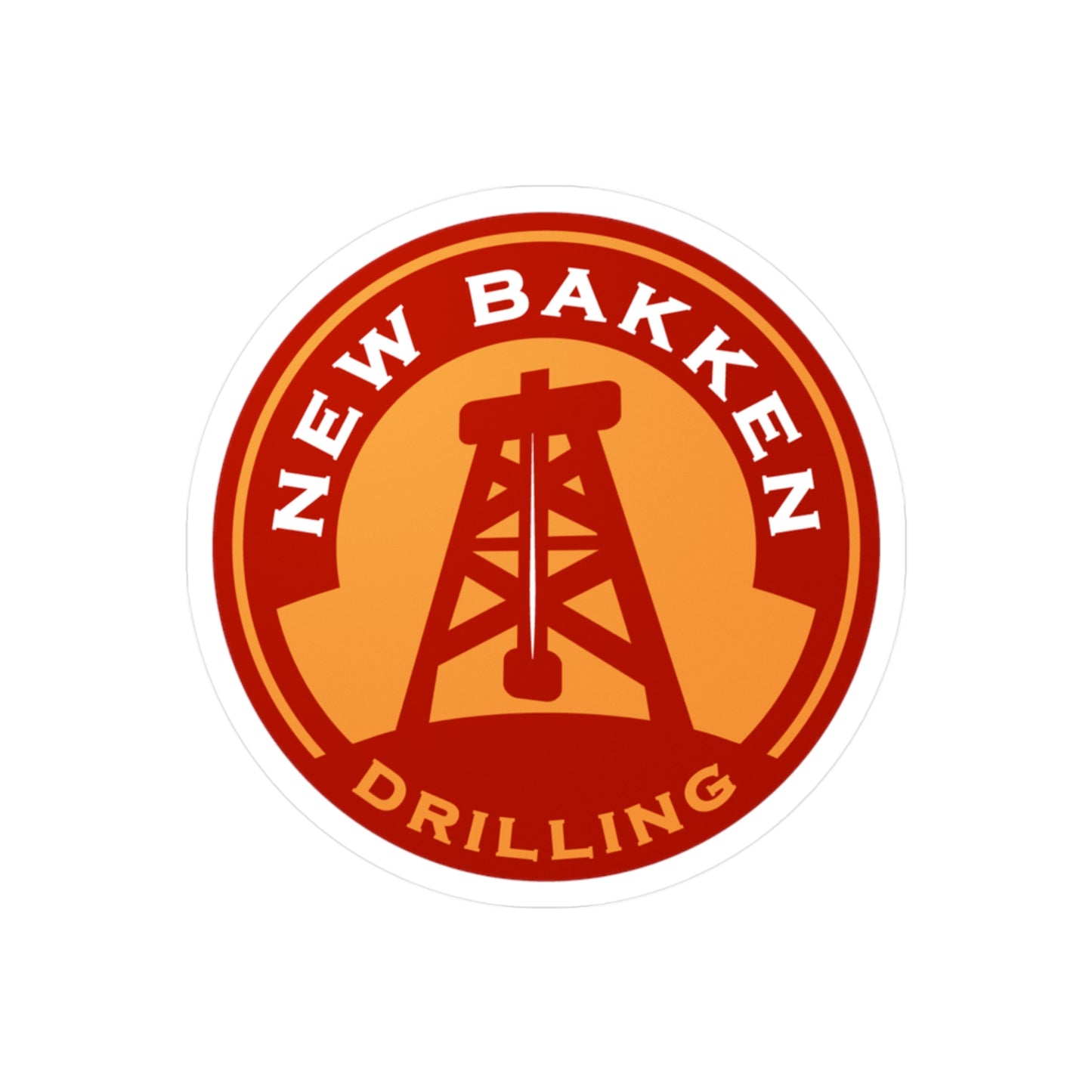 New Bakken Drilling Round - Vinyl Sticker