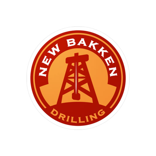 New Bakken Drilling Round - Vinyl Sticker