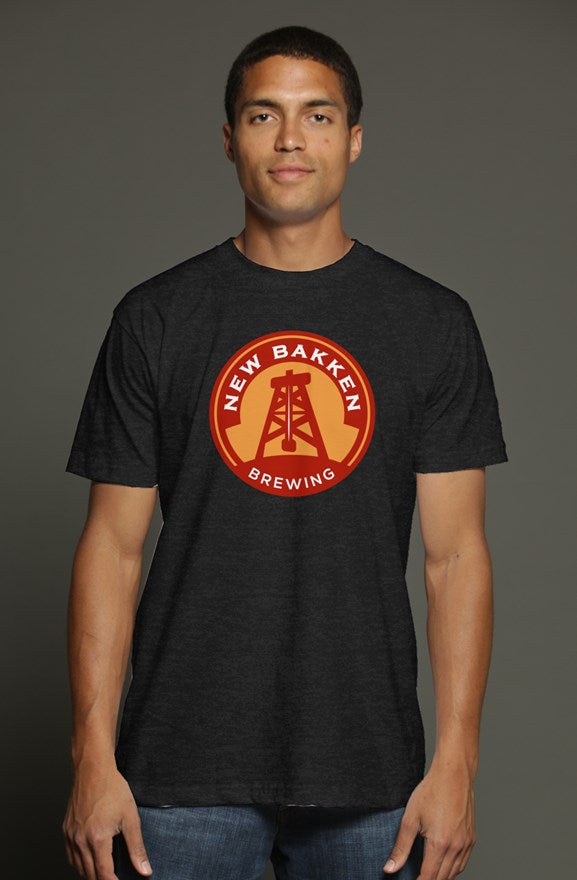 New Bakken triblend t shirt charcoal