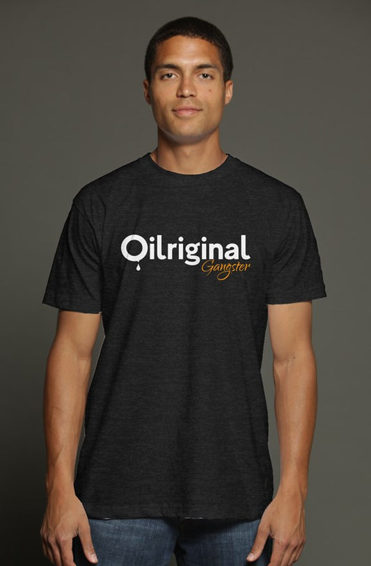 Oilriginal Gangster triblend t shirt charcoal