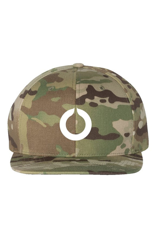 Multicam Green Premium Snapback "White O"