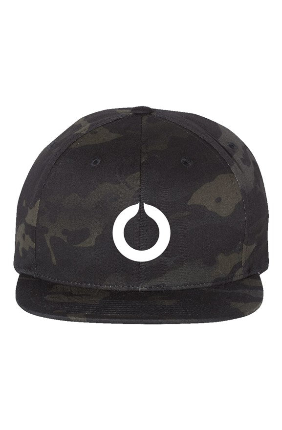 Multicam Black Premium Snapback "White O"