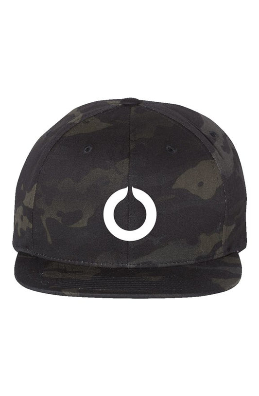 Multicam Black Premium Snapback "White O"