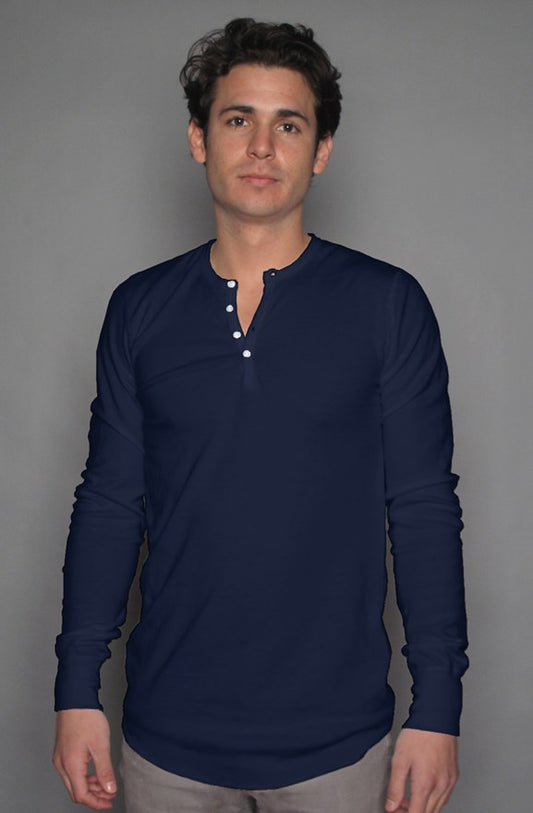 Octane long sleeve henley
