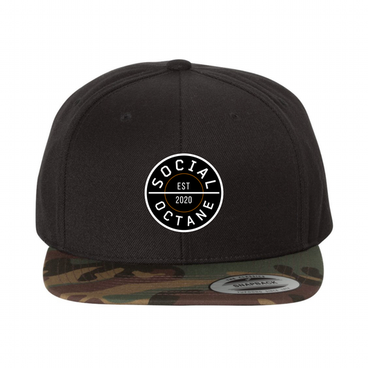 SO Brixton Black Camo Premium Snapback