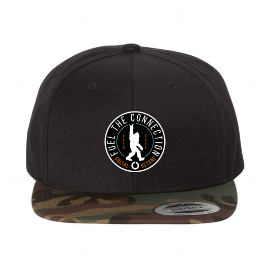 SO Yeti Patch Black Camo Snapback